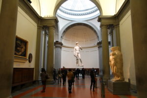 david by michaelangelo in the accademia